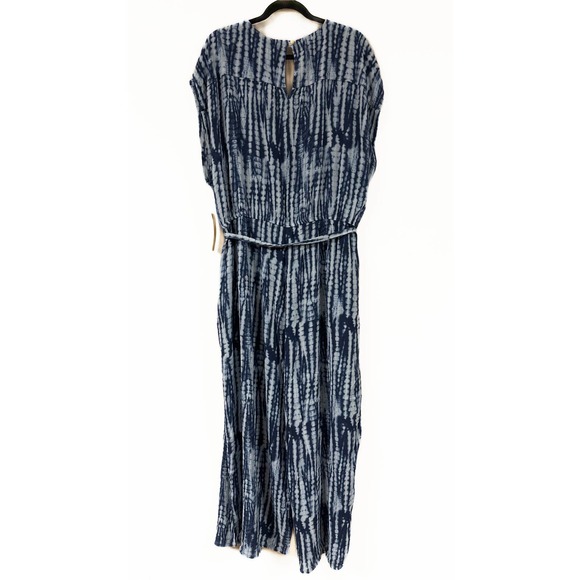 Vanilla Star Pants & Jumpsuits Vanilla Star Crossover Blue Tie Dye Jumpsuit Size 3x New
